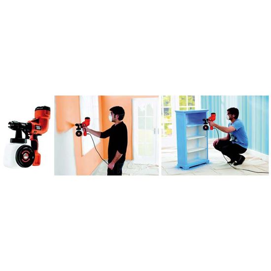 Immagine di PISTOLA A SPRUZZO BLACK & DECKER, HVLP200C, 400 W, SERBATOIO 1,2 LT, PESO 1,49 KG