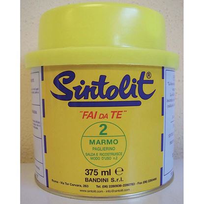 Immagine di STUCCO, SINTOLIT, PER MARMO E CERAMICA, 0,375 LT, COLORE PAGLIERINO