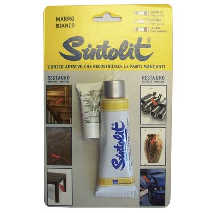 Immagine di STUCCO, SINTOLIT, PER MARMO E CERAMICA, 60 ML, COLORE BIANCO