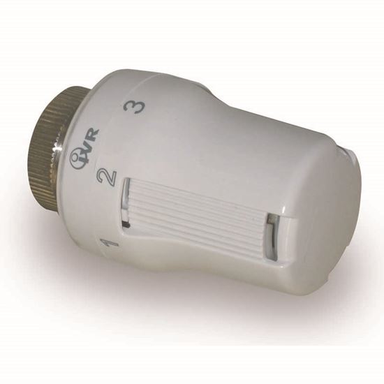 Immagine di TESTA TERMOSTATICA, IVR, SUNNY, COLORE BIANCO