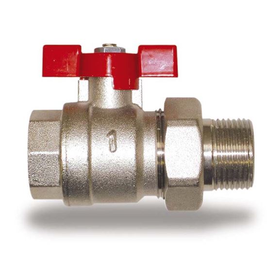 Immagine di VALVOLA SFERA, IVR, CON BOCCHETTONE, 3/4"