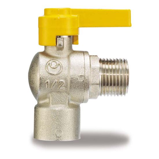 Immagine di RUBINETTO GAS, IVR, SQUADRO, FM 1/2"