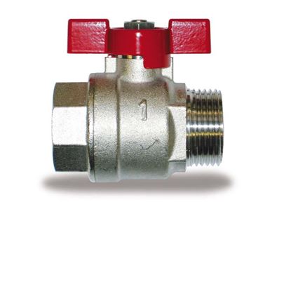 Immagine di VALVOLA SFERA, IVR, FARFALLA, MF 3/4"