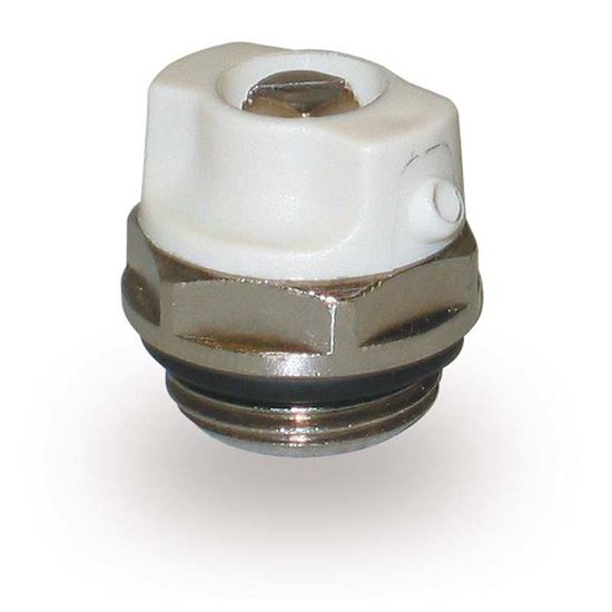 Immagine di VALVOLA SFOGO ARIA, IVR, MANUALE, ORIENTABILE, 1/2"