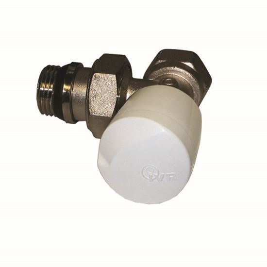 Immagine di VALVOLA ANGOLO, IVR, MANUALE, ATTACCO FERRO, 3/8"