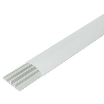 Immagine di CANALE SOPRAPAVIMENTO, 18X70 MM, 2 MT, COLORE GRIGIO