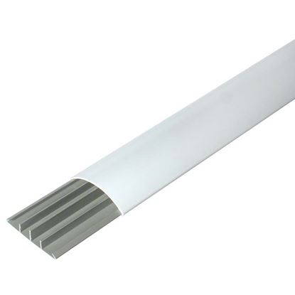 Immagine di CANALE SOPRAPAVIMENTO, 18X70 MM, 2 MT,  COLORE BIANCO