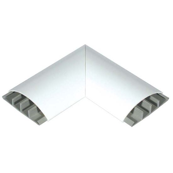 Immagine di CURVA PIANA, COLORE BIANCO, 75X18 MM