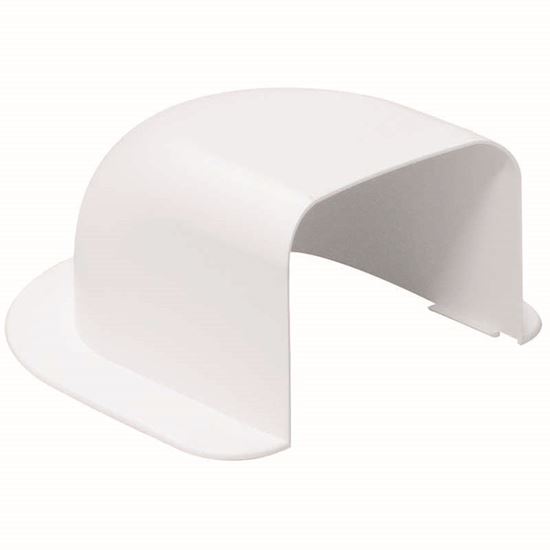 Immagine di CURVA PASSAGGIO MURO, COLORE BIANCO, 80X60 MM