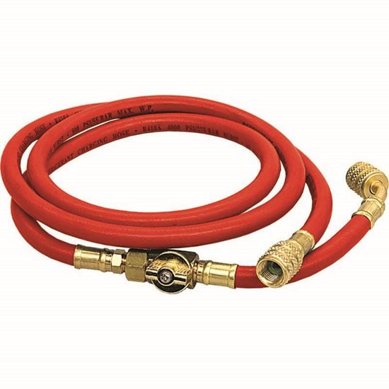 Immagine di TUBO FLESSIBILE, CON RUBINETTO 5/16", COLORE ROSSO