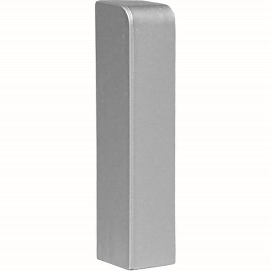 Immagine di TERMINALE SINISTRO, COLORE ALLUMINIO, ALTEZZA 70 MM