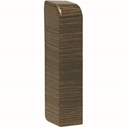 Immagine di TERMINALE SINISTRO, COLORE WENGÈ, ALTEZZA 70 MM