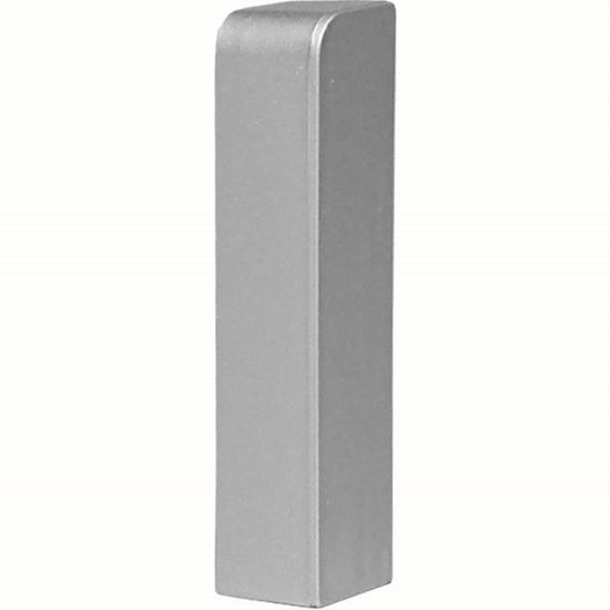 Immagine di TERMINALE DESTRO, COLORE ALLUMINIO, ALTEZZA 70 MM