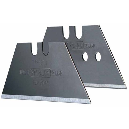 Immagine di LAMA TRAPEZIO STANLEY, SPESSORE 0,45 MM, BASE 50 MM, 5 PEZZI
