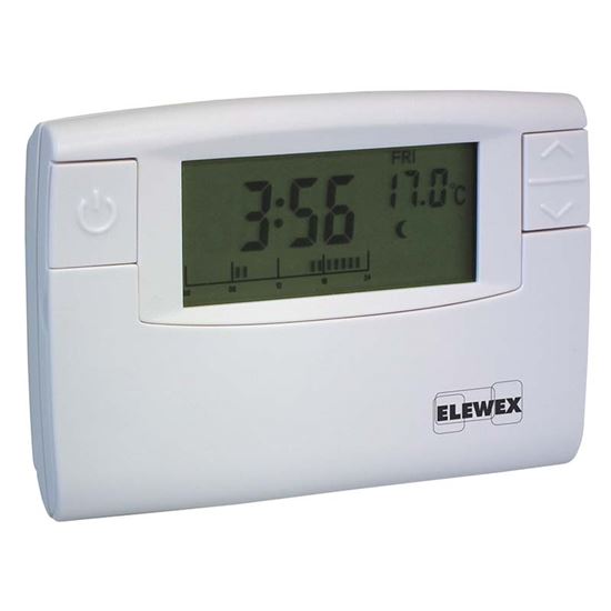 Immagine di CRONOTERMOSTATO DIGITALE, SETTIMANALE, DA PARETE, A BATTERIA