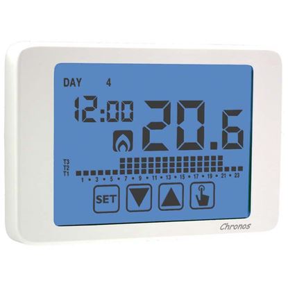 Immagine di CRONOTERMOSTATO SETTIMANALE, DA ESTERNO, TOUCH SCREEN