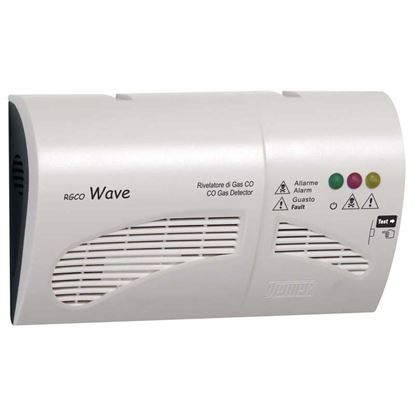 Immagine di RIVELATORE MONOSSITO DI CARBONIO, DA ESTERNO, ALIMENTAZIONE 230 V