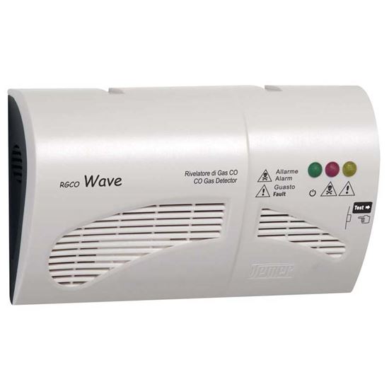 Immagine di RIVELATORE MONOSSITO DI CARBONIO, DA ESTERNO, ALIMENTAZIONE 230 V