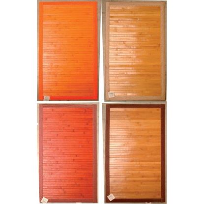 Immagine di TAPPETO BAMBOO, FONDO ANTISCIVOLO, FANTASIA DEGRADÈ, 50X80 CM