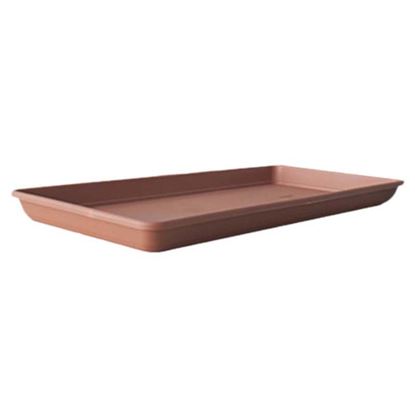 Immagine di SOTTOFIORIERA KLIE, IN POLIPROPILENE, COLORE TERRACOTTA 80X32XH4,7 CM
