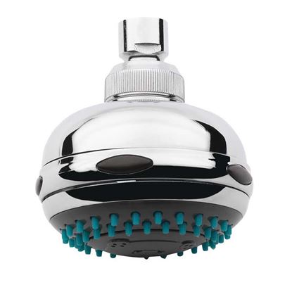 Immagine di SOFFIONE DOCCIA TONDO, ATTACCO SNODATO G 1/2”, UGELLI ANTICALCARE