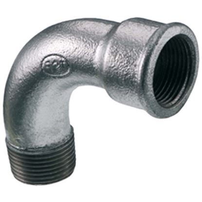 Immagine di CURVA ZINCATA A 90°, FIGURA 1, MF 1"