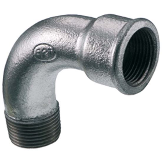Immagine di CURVA ZINCATA A 90°, FIGURA 1, MF 1"