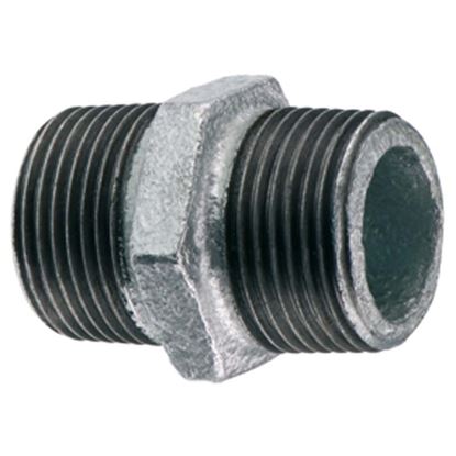 Immagine di NIPPLO DOPPIO ZINCATO, FIGURA 280, MM 1"1/2