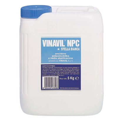 Immagine di ADESIVO VINAVIL NPC, IDEALE PER CARTOTECNICA E LEGATORIA, 5 KG