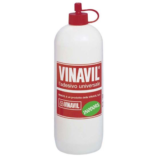 ADESIVO VINAVIL, UNIVERSALE, X INCOLLARE LEGNO, CARTA, TELA, SUGHERO E  MATERIALI POROSI, X LAVORI DI HOBBISTICA, 250 GR, VERNICI - Ottimax