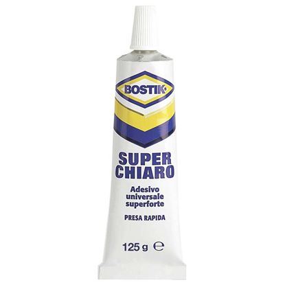 Immagine di ADESIVO BOSTIK SUPERCHIARO, RESISTE AD ACQUA, UMIDITÀ E CALORE, 125 GR