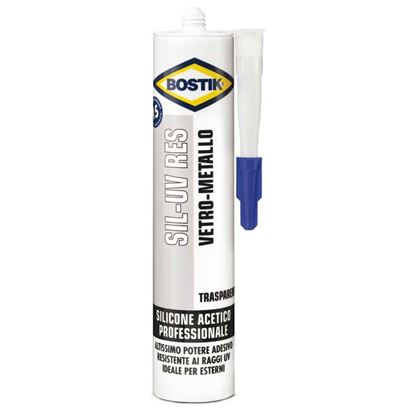 Immagine di SILICONE BOSTIK SIL-UV RES, PER VETRO E METALLO, TRASPARENTE, 300 ML