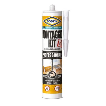 Immagine di COLLA BOSTIK MONTAGGIO KIT, PROFESSIONALE, IDEALE PER MATERIALI SOTTO TENSIONE, 350 GR