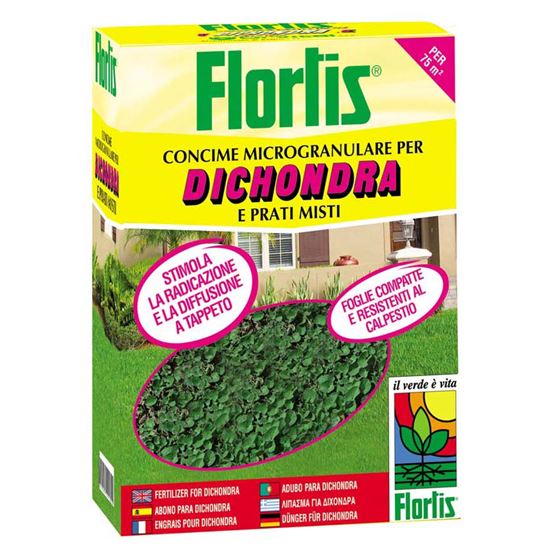Immagine di CONCIME FLORTIS, MICROGRANULARE, DICHONDRA E PRATI MISTI, 1,5 KG