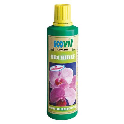 Immagine di CONCIME ECOVIT, LIQUIDO, PER ORCHIDEE, CONCIMAZIONE BILANCIATA, PER FIORITURE SFOLGORANTI, 500 GR