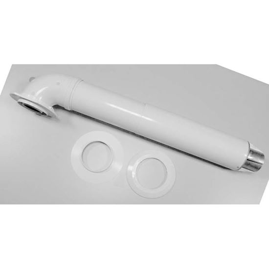 Immagine di KIT BASE AZ 361, ASPIRAZIONE SCARICO CONCENTRICO, ORIZZONTALE Ø 60/100 MM, TIPO TELESCOPICO DA 425 A 725 MM