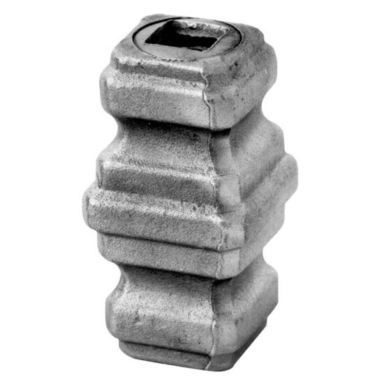 Immagine di BORCHIA QUADRA, 40X40XH67 MM, CON FORO Ø 14X14 MM