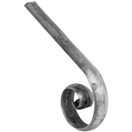 Immagine di PARTENZA A RICCIO CHIUSO, PER CORRIMANO IN MEZZOTONDO, 40X8 MM