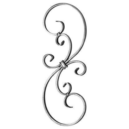 Immagine di PANNELLO IN FERRO, SEZIONE 12X6 MM, ALTEZZA 400 MM, LUNGHEZZA 150 MM