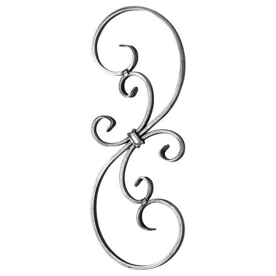 Immagine di PANNELLO IN FERRO, SEZIONE 12X6 MM, ALTEZZA 400 MM, LUNGHEZZA 150 MM