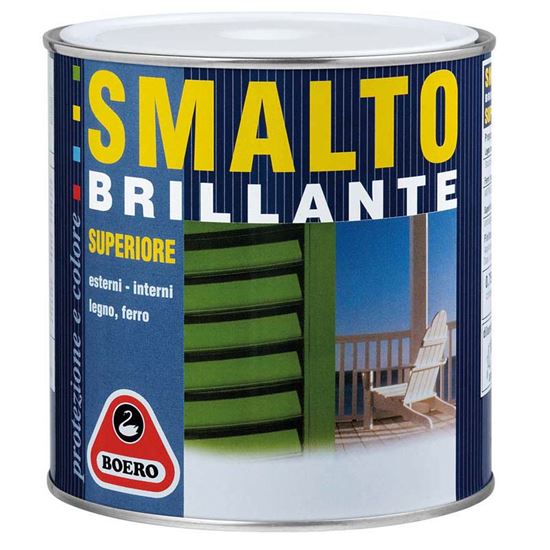 Immagine di SMALTO BRILLANTE BOERO, 0,75 LT, COLORE VERDE VITTORIA