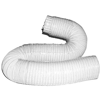 Immagine di TUBO ALLUMINIO COMPRESSO, COLORE BIANCO, 1X3 MT, Ø 80 MM