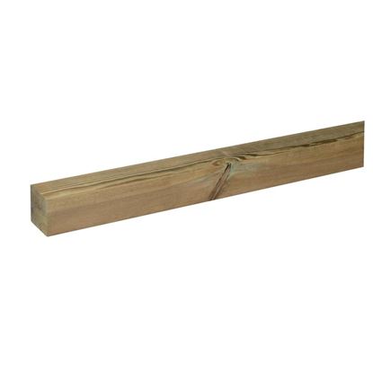 Immagine di PALO QUADRATO TWIG, CON PUNTA DIAMANTE, PER SOSTEGNO RECINZIONI, IN PINO CONTINENTALE IMPREGNATO, 7X7XH200 CM