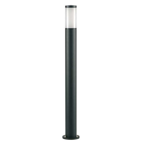 Immagine di PALO TONDO ALTO, FIAMMIFERO, DIFFUSORE TERMOPLASTICO OPALINO, E27-25 W, ALTEZZA 100 CM, COLORE NERO