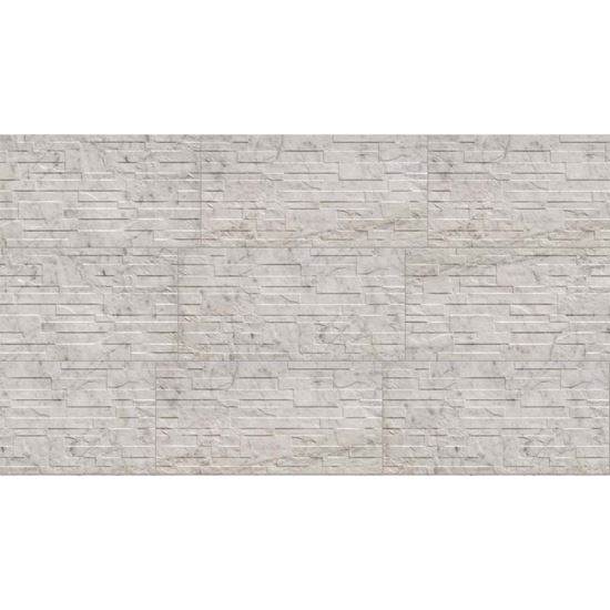 Immagine di PLACCHETTA GRANITO, GRES PORCELLANATO, CONFEZIONE DA 1,35 M², 31X62 CM, COLORE CARRARA
