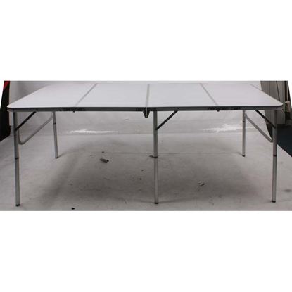 Immagine di TAVOLO ALLUMINIO, RICHIUDIBILE, IN VALIGETTA CON MANIGLIA, 180X80 CM
