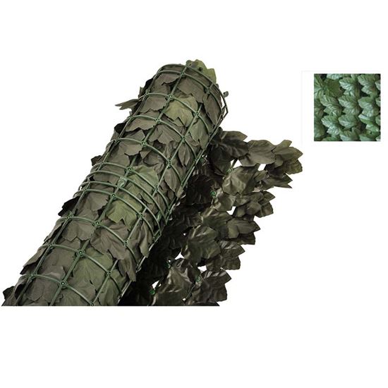 Immagine di SIEPE MODELLO EDERA, COLORE VERDE, 1200 FOGLIE, 3X1 MT