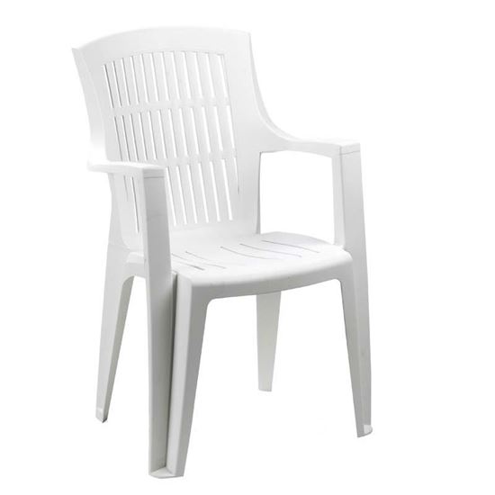 Immagine di SEDIA ARPA IMPILABILE SCHIENALE ALTO