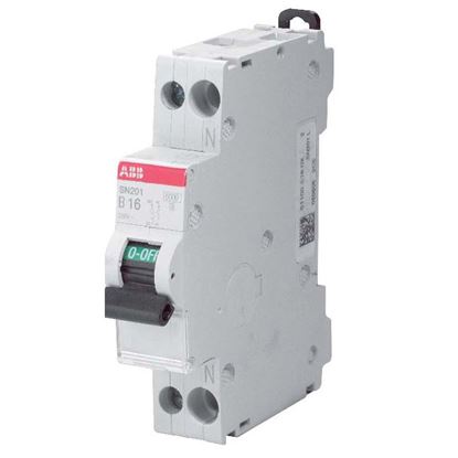 Immagine di INTERRUTTORE MAGNETOTERMICO ABB, 1P+N, 4,5 KA, 25 A