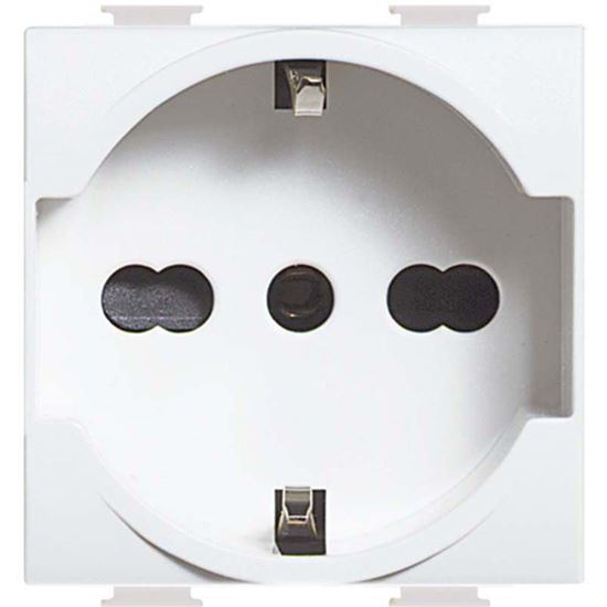 Immagine di PRESA, TEDESCA 2P+T, LIGHT, 10/16 A